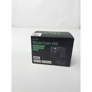 WYZE Cam OG 1080 Full HD Indoor/Outdoor Camera - BLACK Model WYZECGSB Black New